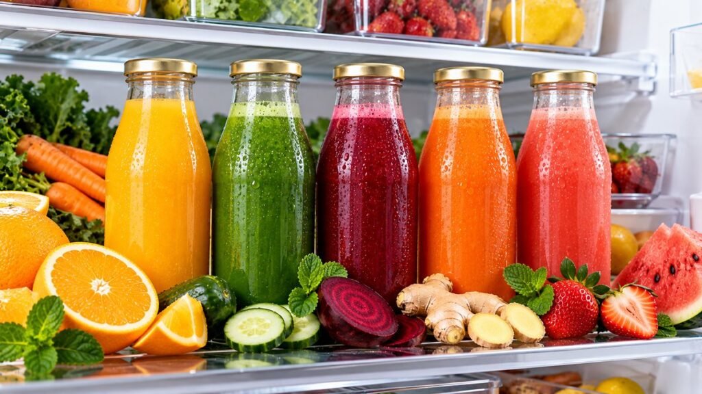 Homemade Fresh Juice Ideas for Any Season - chart illustration