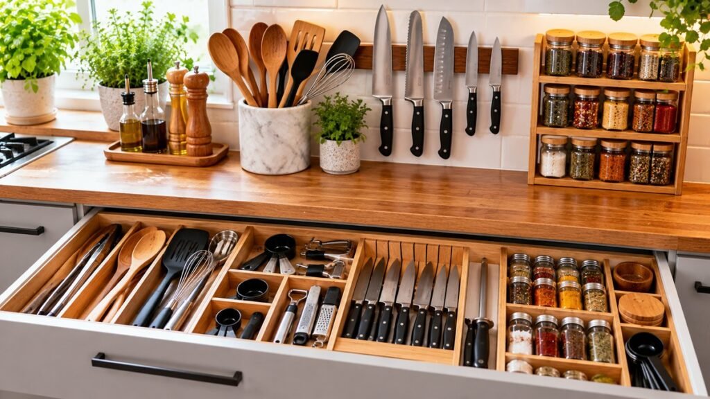 Simple Kitchen Tips to Save Time While Cooking - chart illustration